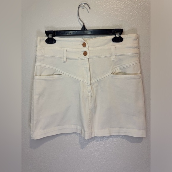 Deluc Women’s Marion‎ White Mini Skirt Size L. - Picture 1 of 8